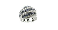 Anello Damiani Donna S. Pietroburgo in Oro bianco Zaffiro 1.42 Ct 20011515 - 20011515